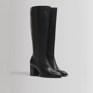 Black Knee High Boots